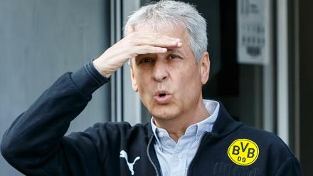 Hält Ausschau. Lucien Favres BVB liegt nur einen Punkt hinter Platz eins.