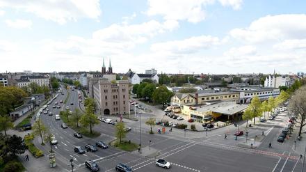 Das Dragoner-Areal am Mehringdamm in Berlin-Kreuzberg. 