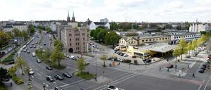 Das Dragoner-Areal am Mehringdamm in Berlin-Kreuzberg. 