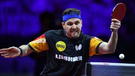 Gequält. Timo Boll macht Fieber einen Strich durch die WM-Rechnung.
