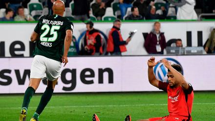 John Anthony Brooks feiert den späten Ausgleich.