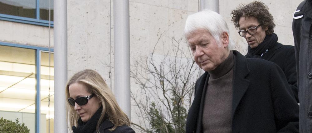 Meike und Lars Schlecker (hier auf einem Foto aus dem Jahr 2017), die Kinder des Drogeriemarktunternehmers Anton Schlecker, müssen ihre Gefängnisstrafen antreten. 
