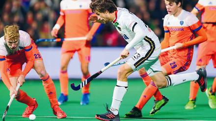 Prestigesieg. Die deutschen Männer gewannen Anfang März ihr Auswärtsspiel in Holland durch ein Tor von Florian Fuchs mit 1:0.