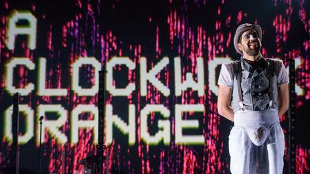 Eine Inszenierung von "Uhrwerk Orange" in Weimar 2018.