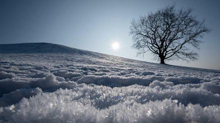 Schnee und Eiskristalle als Symbol der Unverfügbarkeit.
