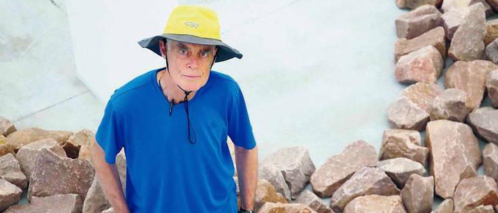Seltene Gelegenheit. Richard Long lässt sich kaum fotografieren. 