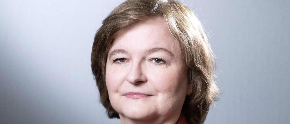 Die Europa-Spitzenkandidatin der französischen Regierungspartei LRM, Nathalie Loiseau. 