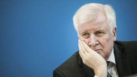 Bundesminister gegen Berliner Aktivisten: Horst Seehofer (CSU).