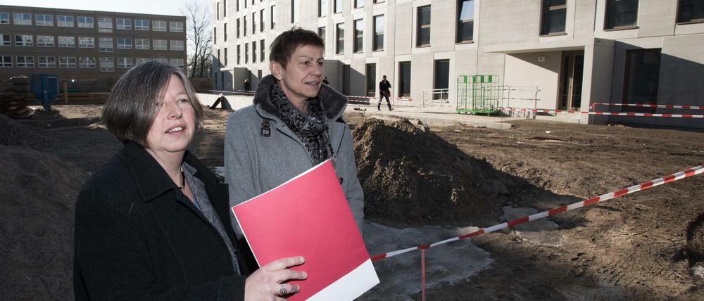 Vermittlungsbedarf. Bausenatorin Lompscher soll den Streit klären.