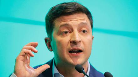 Der neu gewählte ukrainische Präsident Wolodymyr Selenskyj.