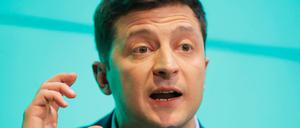 Der neu gewählte ukrainische Präsident Wolodymyr Selenskyj.