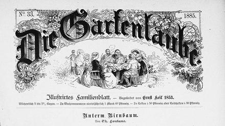 „Die Gartenlaube“ ist der Prototyp der „Illustrirten Familienblätter“. Die Zeitschrift erschien von 1853 bis 1944. 