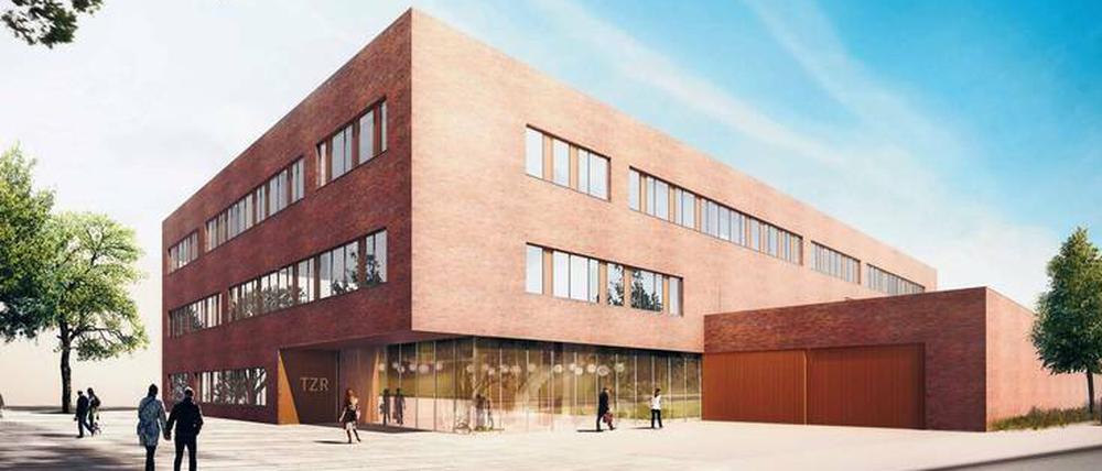 Das Forschungsgebäude soll 2020 an die Freie Universität übergeben werden – hier eine Simulation des Architekturbüros