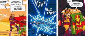 Zwischen Krieg und Alltag: Eine Szene aus „Mister Miracle - Darkseid ist“.