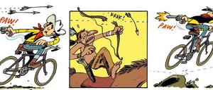 Schuss, Gegenschuss: Eine Szene aus „Lucky Luke sattelt um“.