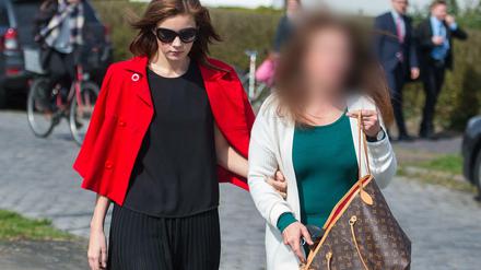 RTL-Dschungelcamp-Teilnehmerin Nathalie Volk (l.) mit ihrer Mutter.