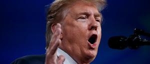 Donald Trump, Präsident der USA, spricht bei der Jahrestagung der National Rifle Association (NRA).