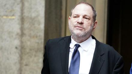 Harvey Weinstein nach einer Gerichtsanhörung in New York City