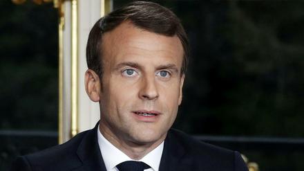 Der französische Präsident Emmanuel Macron. 