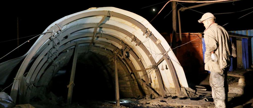 Das Unglück ereignete sich in einem Kohlebergwerk in Luhansk.