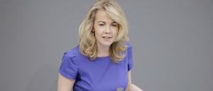 FDP-Politikerin Linda Teuteberg im Jahr 2018 im Bundestag.
