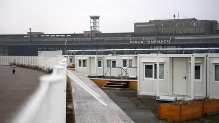 Gemeinschaftsunterkünfte für Geflüchtete auf dem Tempelhofer Feld in Berlin (Archiv)