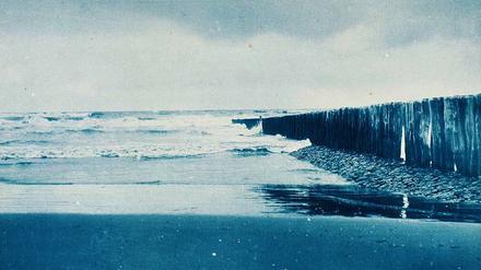 Freizeitspaß. Dieses Foto der Nordsee machte die Königin der Niederlande um 1907.