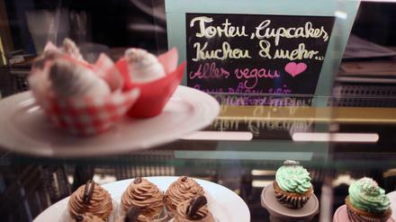 Alles vegan: Von Cupcakes bis veganem Döner gibt es alles. 