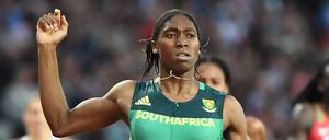 Locker im Ziel. Caster Semenya ist Olympiasiegerin und Weltmeisterin.