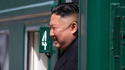Der nordkoreanische Machthaber Kim Jong Un verlässt Wladiwostok.