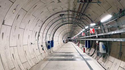 Durch das unterirdische Endlager in Bure ziehen sich riesige Tunnel. 