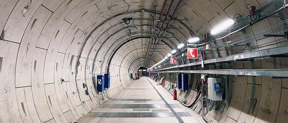 Durch das unterirdische Endlager in Bure ziehen sich riesige Tunnel. 