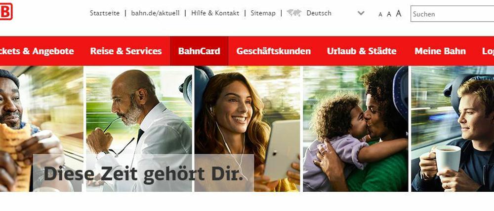 Mit Sterne-Koch Nelson Müller (l), der Moderatorin Nazan Eckes (M) und dem Ex-Formel-1-Fahrers Nico Rosberg (r) wirbt die Bahn im Internet