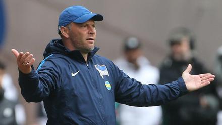 Ein Gesichtsausdruck, der zu Herthas ganzer Saison - oder besser gesagt: zur schwachen Rückrunde - passt. 