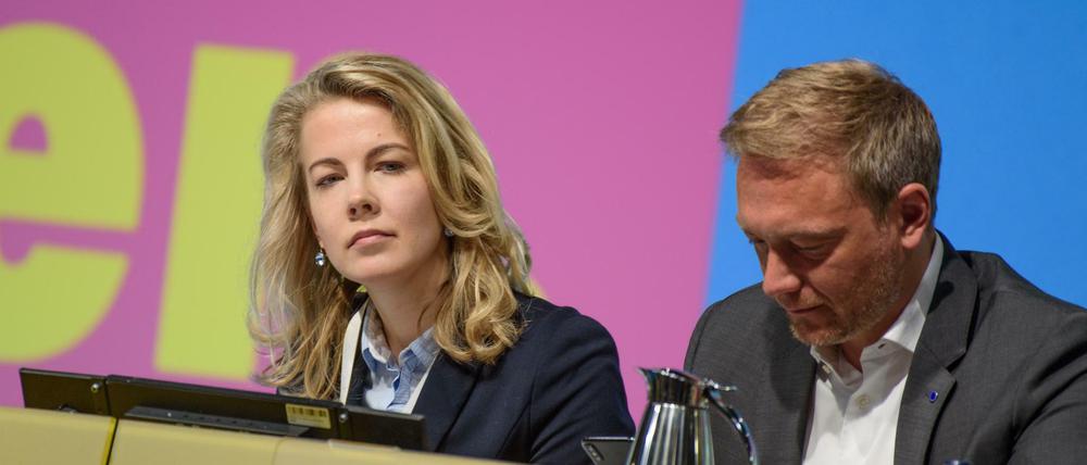 Liberales Traumpaar: Die neue FDP-Generalsekretärin Linda Teuteberg und Parteichef Christian Lindner.