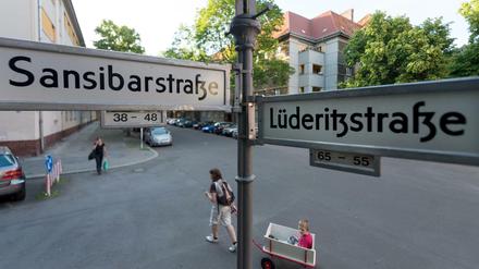 Die Lüderitzstraße in Berlin-Mitte ist eine der Straßen, die umbenannt werden sollen. 