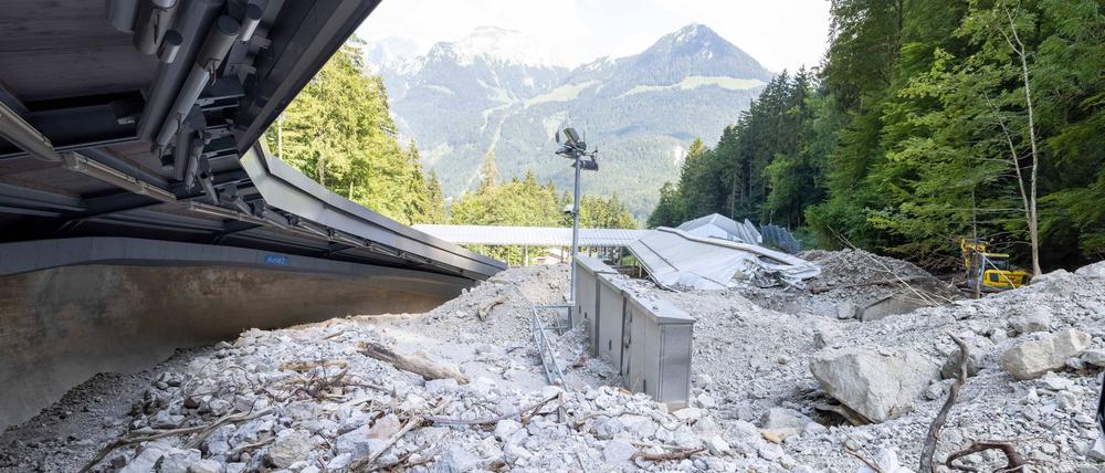 Das war eine Eisbahn. Die Reparatur wird wohl Millionen kosten und bis zum Herbst 2022 dauern. 
