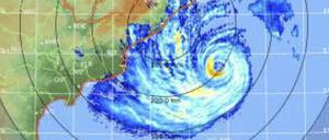 Dieses Satellitenfoto zeigt den Zyklon im Golf von Bengalen.