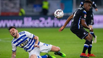 Absteigen tut weh. Duisburgs Borys Tashchy dürfte das bald ganz genau wissen.