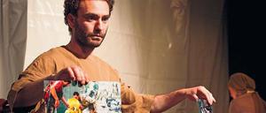 Bilder, die Grenzen überwinden. Szene mit Atilla Akinci und Gizem Akman.