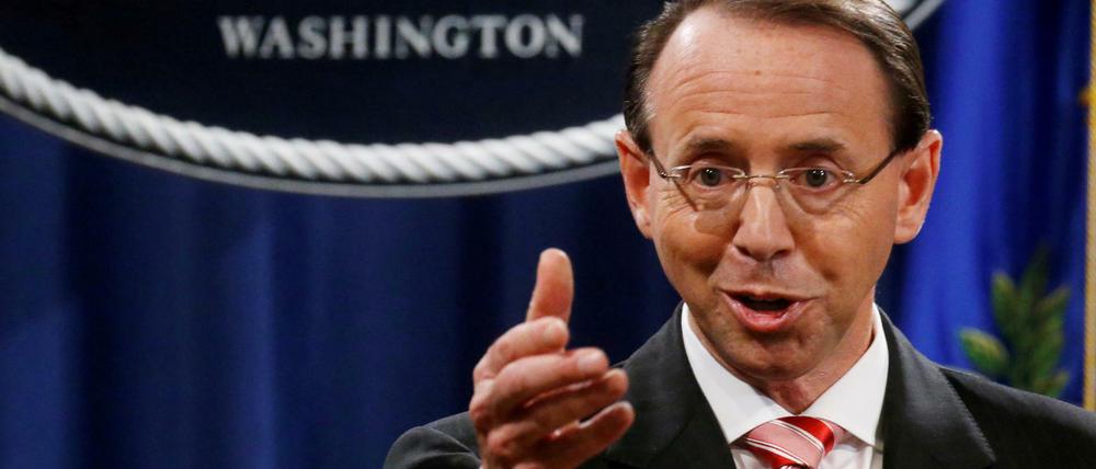 Rücktritt eingereicht: Rod Rosenstein