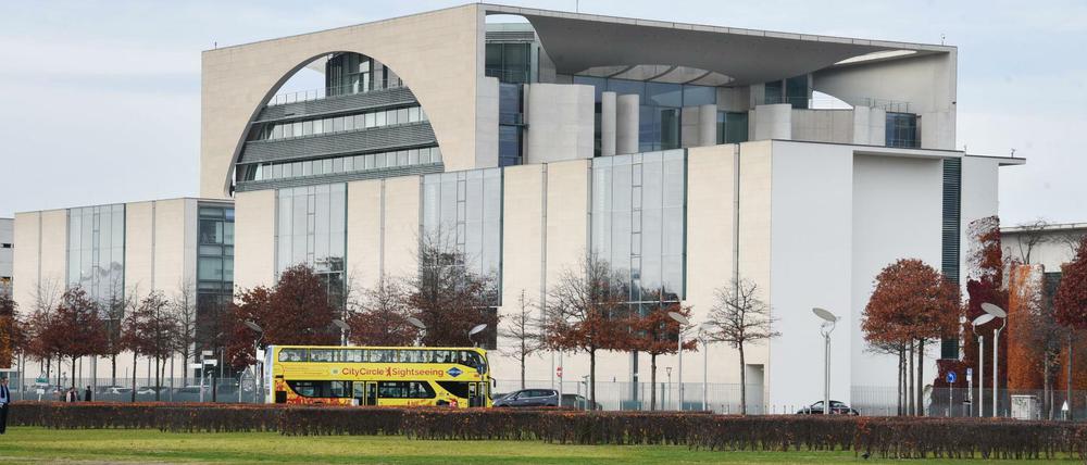 Das Bundeskanzleramt in Berlin