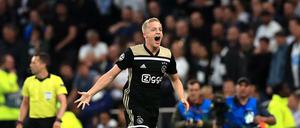 Donny van de Beek erzielte das 1:0 für Ajax Amsterdam.