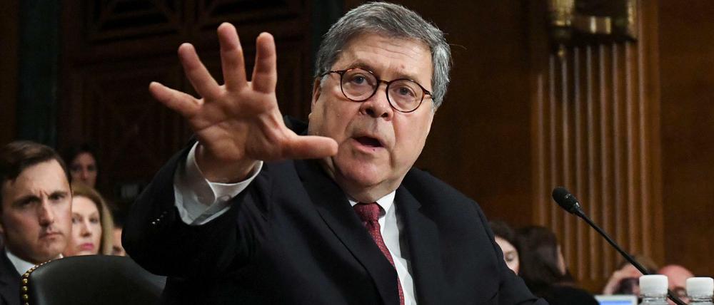 US-Justizminister William Barr.