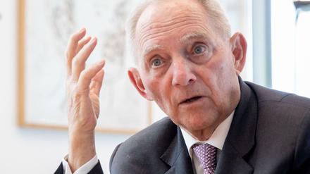 Bundestagspräsident Wolfgang Schäuble.