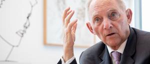 Bundestagspräsident Wolfgang Schäuble.