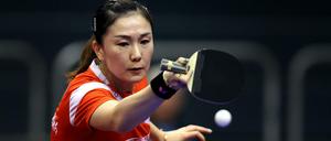 Shan Xiaona holte im Rückspiel gegen Langstadt zwei Punkte. 