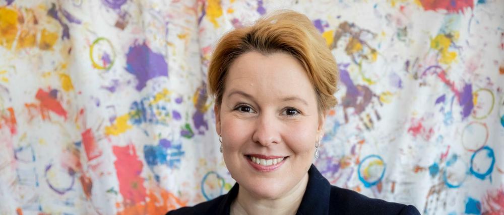 Bundesfamilienministerin Franziska Giffey (SPD).