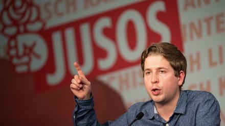 Kevin Kühnert (29) ist seit Ende November 2017 Juso-Chef.