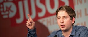 Kevin Kühnert (29) ist seit Ende November 2017 Juso-Chef.